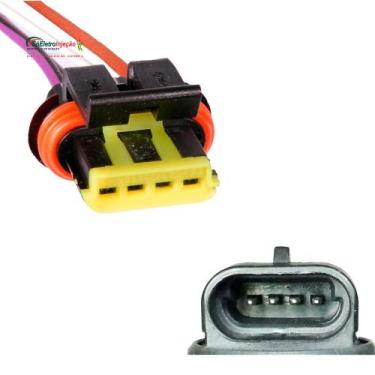 Imagem de Chicote Plug Conector p/ Atuador Marcha Lenta Pajero TR4 2.0 - Rainha 