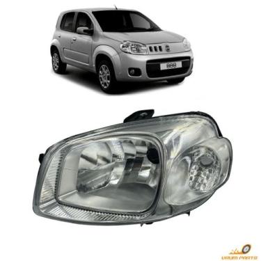 Imagem de Farol Cromado Uno Vivace Way 2010 11 À 2015 Fiorino 2014 - RF, ESQUERD