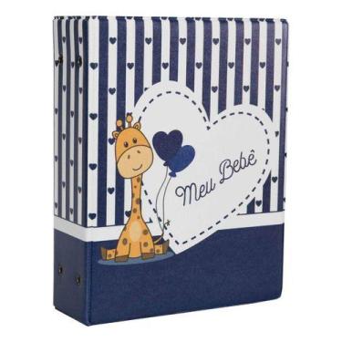 Imagem de Álbum Capa Meu Bebê Menino Azul Para 500 Fotos 10x15 - Pink Days