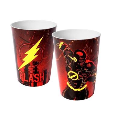 Imagem de Copo Plástico 320ml do Flash para Suco Refrigerante Infantil Original 