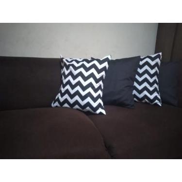 Imagem de Kit 4 Capas Almofadas Lindas Decorativas Sala Sofá C/ Ziper - Enxovais