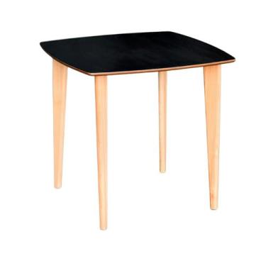 Imagem de Mesa de Jantar Quadricurva 80x80cm 2 a 4 Lugares em Madeira - Dina - P