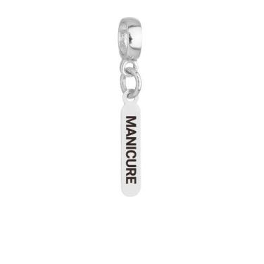Imagem de Berloques Manicure Banhado a Prata 925 - WORK SEMIJOIAS, Plaq Manicure