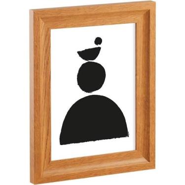 Imagem de PORTA-RETRATO EM MDF COR MADEIRA - 15X20cm - Mart