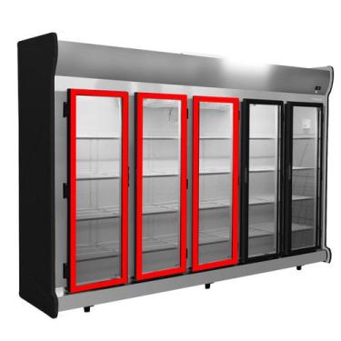 Imagem de 3 Gaxetas Expositor Vertical De Bebidas Para Fricon 145x47 - PROLAR BO