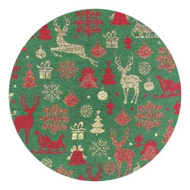 Imagem de Capas de Sousplat 35cm Natal Natalina Brilhante - mumudecor, 146 RENA,