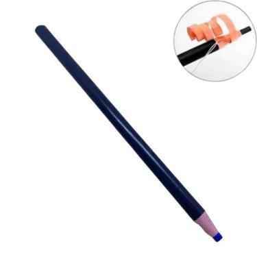 Imagem de Lápis Giz Ecológico Alfaite para Marcar Riscar Tecido - Azul (ND.74.00