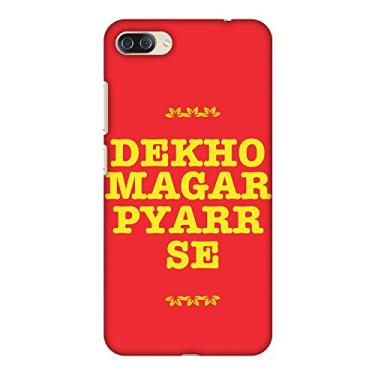 Imagem de AMZER Capa protetora fina, Dekho Magar Pyaar Se, Asus Zenfone 4 Max ZC554KL, Asus Zenfone 4 Max Pro ZC554KL, Asus Zenfone 4 Max Plus ZC554KL