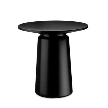 Imagem de Mesa Redonda De Apoio Auxiliar Lateral Decorativa Costa, 60cm Luxo - B