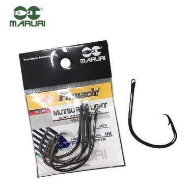 Imagem de Anzol Pinnacle Mutsu Ring Light Black Nº 8/0 (4,10cm) - 10 Peças - Mar