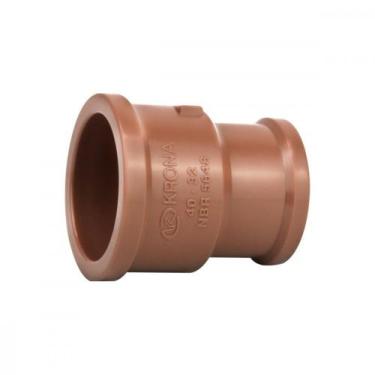 Imagem de Luva Marrom Krona Liso Liso Reducao 50Mm X25Mm 453 - Kit C/10, Marrom