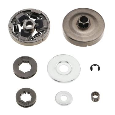 Imagem de OTOTEC Kit de roda dentada de tambor de embreagem 1121 160 2051 11411602902 compatível com motosserra Stihl 024AV, 026 PRO, MS240, MS260, MS260C, MS261C
