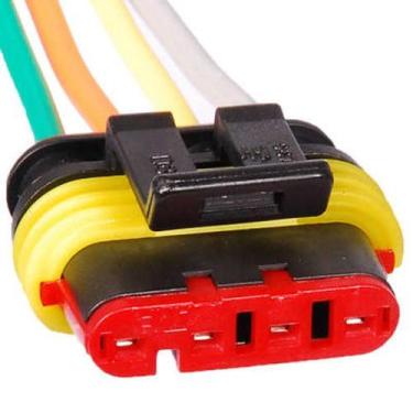 Imagem de KIT CONECTOR 4 VIAS para 4 VIA ATUADOR MARCHA LENTA MONZA/ U - RAINHA 