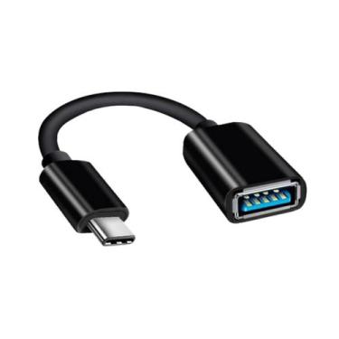 Imagem de Cabo Adaptador OTG USB para Tipo C Ligar Mouse Teclado Pendrive 2.0