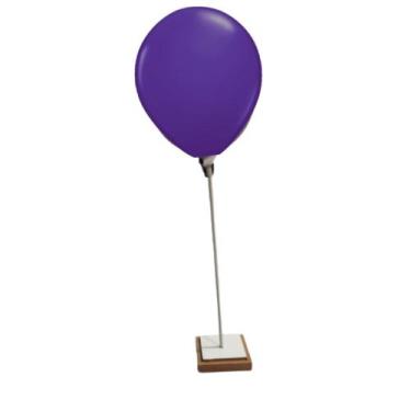 Imagem de Suporte Pega Balão 1 hastes c/ 8 unidades kit anivesario festa - Usina