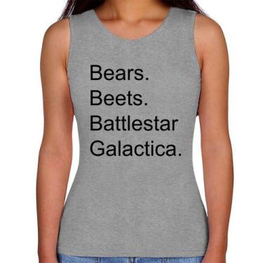 Imagem de Regata Feminina Bears. Beets. Battlestar Galactica. - Foca na Moda, Ci