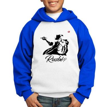 Imagem de Moletom Infantil Rusbé - Foca na Moda, Branco, Azul, 4