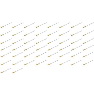 Imagem de Kit 50 mini espeto churrasco coraçao inox 39 cm churrasquinho matrinox