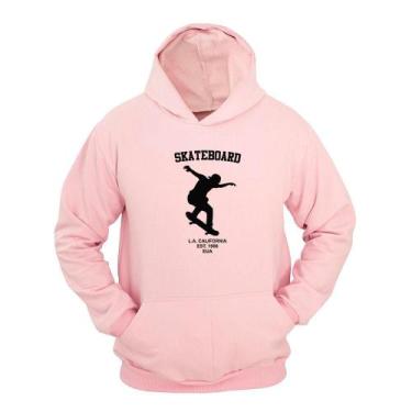 Imagem de Moletom Masculino Canguru Flanelado Skate California Inverno - Ragor, 