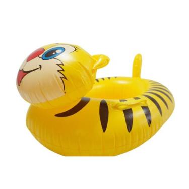 Imagem de Boia tigrinho pvc com assento e fralda infantil piscinas - TEXTIL SAUT