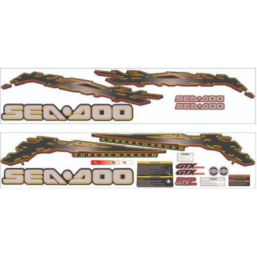Imagem de Kit Adesivo Faixa Jet Ski Seadoo Gtx 03 - SPTS