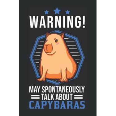 Imagem de Capybara Notebook: May Spontaneously Talk About Capybaras / 6x9 Inches / 120 graph sites Sites