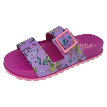 Imagem de Chinelo Infantil Menina Casual Slide Disney Divertidamente 2, Rosa, Ro