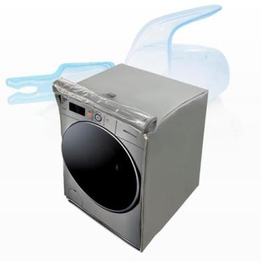 Imagem de Capa para lava e seca brastemp 10.1kg  bnq10as transparente - Clean Ca