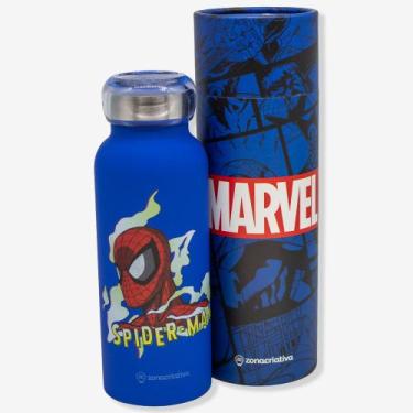 Imagem de Garrafa Térmica Bubble 500ml Spider-Man Homem Aranha Marvel - Zona Cri