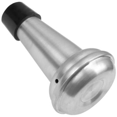 Imagem de 1 peça Yootones Trompete mudo alumínio mudo ferramenta de prática de trompete mudo reto silenciador de trompete compatível com estudantes iniciantes clássicos de jazz