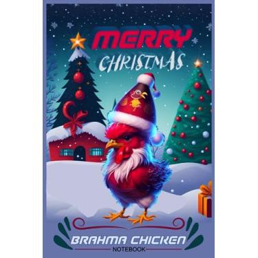 Imagem de Merry Christmas Brahma Chicken Notebook