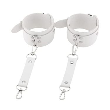 Imagem de FM FM42 Algemas multicoloridas de couro sintético de poliuretano com fivela ajustável, pacote com 2 peças, Couro, Sem pedras preciosas