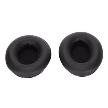 Imagem de Conjunto de Almofadas de Ouvido de Substituição Macia de Couro Proteico para Taotronics Ttbh060 Fones de Ouvido Confortáveis ​​e Resistentes Capa de Fone de Ouvido Acessório Preto