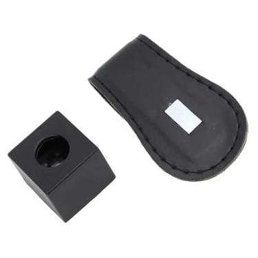 Imagem de Suporte Magnético para Giz para Taco de Bilhar, Suporte Portátil para Giz para Taco de Bilhar Com Clipe para Cinto de Couro PU Acessórios para Bilhar Nunca Perca o Giz Novamente