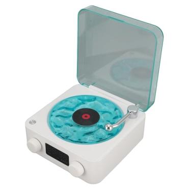 Imagem de Vintage Waves Speaker, Portátil Sem Fio Compacto Estéreo Som Ambiente Luz Criativa Presente para Dormir Relaxante, 3 Em 1 Luz da Noite Com Tempo Display, Ideal para Meninas,