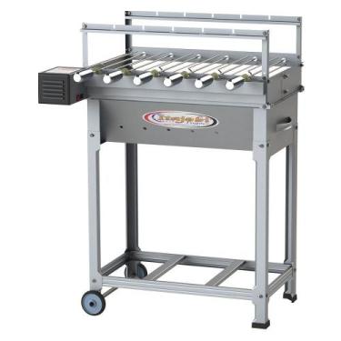 Imagem de Churrasqueira com Espeto Giratório 6 Espetos Itajobi Itagrill com Cabo