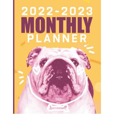 Imagem de 2022-2023 Monthly Planner: 2 Years of Planning With Federal Holidays | A4 - Two Year Monthly Planner/Calendar/Schedule - To Do List - 24 Months ... Up To December 2023 | Beautiful Dogs Cover
