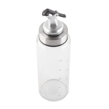 Imagem de Garrafa de óleo de Cozinha Leakproof 300ml Vidro, Escala Precisa Dispenser de Azeite, Vinagre, Molho de Soja, Pushoperated Design, Com Tampa Dustproof para Home Kitchen