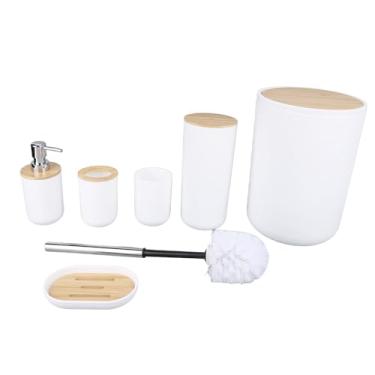 Imagem de Acessórios para Banheiro, Suporte para Escova de Dentes Bambusoideae PP 6 Peças Suporte para Escova de Vaso Sanitário para Presente de Inauguração