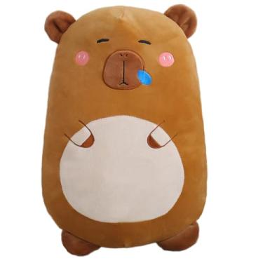Imagem de Kekeso Capybara Plush Pillow Stuffed Capybara Animal Hugging Pillow 17.71inch Cute Capybara Body Pillow Sleeping Pillow for Kids(Capybara,Brown)