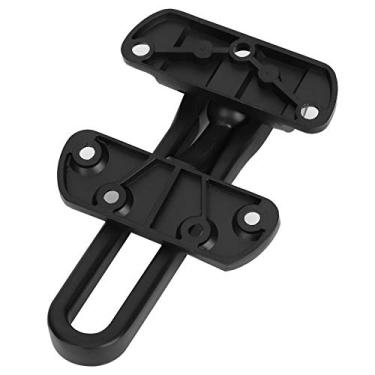 Imagem de Trava de Porta de Segurança, Trava de Trava, Fivela de Porta Antifurto à Prova de Umidade, para Apartamento, Casa, Hotel, Residencial (JF-01 (preto fosco))