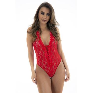 Imagem de Body Sensual Duquesa Pimenta Sexy Vermelha - Lingerie Sexy - lovetoy