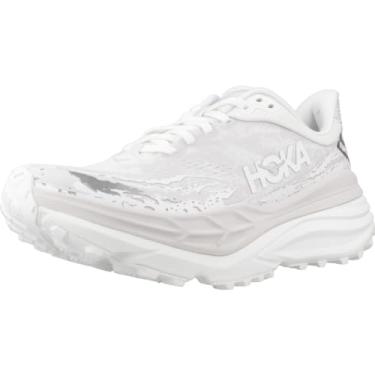 Imagem de HOKA ONE ONE Tênis feminino Stinson 7, Branco/Branco, 39