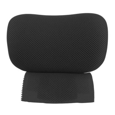 Imagem de IEUDNS Cadeira de escritório ajustável encosto de cabeça acessórios destacáveis ​​cadeira de trabalho travesseiro de cabeça para apartamento quarto sala de, Preto