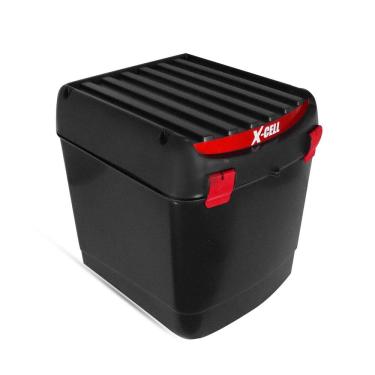 Imagem de Baú Moto Bauleto X-Cell 100L Entrega Transporte C/ Trava