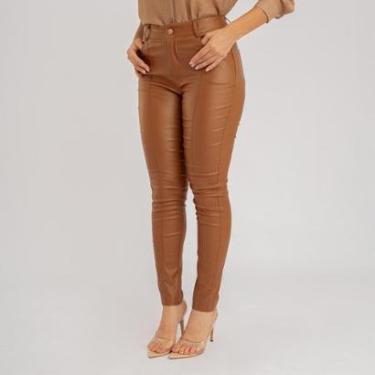 Imagem de Calça Susie Resinada Com Nervura Feminina-Feminino
