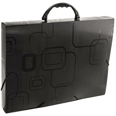 Imagem de Maleta Plástica c/alça Dellofine Oficio Preta - Dello