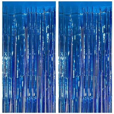 Imagem de Flâmulas para Festa - Kit com 2 Unidades - Tema Oceano Azul