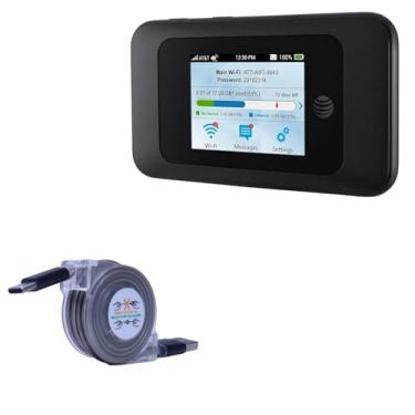 Imagem de Cabo BoxWave compatível com AT&T Velocity 2 Mobile Hotspot (cabo da BoxWave) - miniSync - USB-A para USB Type-C, cabo retrátil - USB-A para USB Type-C para AT&T Velocity 2 Mobile Hotspot