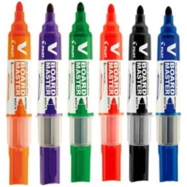 Imagem de Kit 6 Marcadores para Quadro Branco Board Master WBMA - PILOT